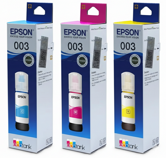 Original Epson 003 Ink Bottle - Color Combo (C/M/Y)